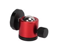 Mini testa a sfera per treppiede per fotocamera DSLR, testa a sfera girevole a 360 gradi in lega di alluminio, compatta, con cuscinetto antiscivolo,