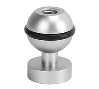 Mini Testa a Sfera Testa a Sfera per Luce Subacquea Lega di Alluminio Rivestimento Duro Anodizzazione Testa a Sfera per Torcia Subacquea Piccola Leggera e Resistente Adatta per