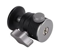 Mini Testa per Treppiede, Adattatore Universale per Treppiede per Fotocamera Testa a Sfera Girevole a 360 Gradi Testa per Treppiede per Fotografia, per Fotocamera Mirrorless SLR