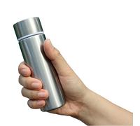 Mini thermos carino da 150ml per caffè sottovuoto piccoli thermos piccola capacità portatile in acciaio inossidabile da viaggio bottiglia per bevande e acqua tazza isolante (argento)