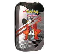 Mini Tin Unima Luce Nera e Fuoco Bianco Pokemon Volcarona ITALIANO