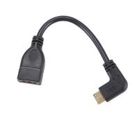 Mini To Cable 0 5Ft 90 Degree Right Angle