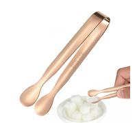 Mini Tong - 304 Stainless Steel, 4.33x0.67in Dessert Tong Compact Design | Heat-Resistant Easy-Grip Candy & Food Tongs, Mini Serving Tool For Kitchen, Parties, Baking, Candy, Ice, Snacks