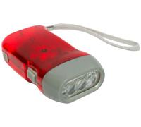 Mini torcia a dinamo con 3 led