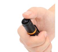 Mini torcia a LED resistente con grado di protezione IPX4 e doppia modalità, ideale per viaggi o uso domestico (giallo)