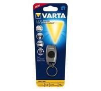 VAR LED MKCL - Torcia a LED KeyChain Light, 15 lm, argento, 2 x CR2016