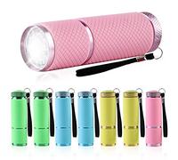 Mini Torcia LED - 8pcs Torcia LED Potente Professionale, Alluminio Piccola Torcia Bambini con Cordino, Torcia LED Portatile, Impermeabile Militare Tattica Torcia per Campeggio/Escursionismo/Emergenza