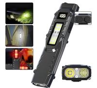 Mini torcia LED multifunzione ricaricabile tramite USB, luce intensa I9D2 H6B8 Y