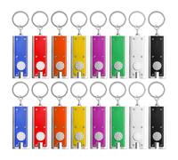 Mini Torcia LED Portachiavi, 16 Pezzi Mini Torcia Elettrica LED, Mini Torce Portachiavi, Portatile Colorato Torcia, Mini LED Torce Portachiave, Mini Torcia Portachiavi per Campeggio, Escursioni