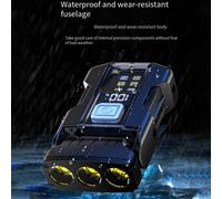 Mini Torcia Portachiavi Multicolore con Display LCD Intelligente Batteria