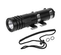 Mini torcia subacquea, impermeabile sotto l'acqua, torcia LED in lega di alluminio, supporto per casco multifunzione con luce subacquea U4, 200 m, per immersioni