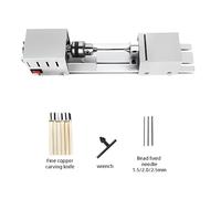 Mini tornio per legno fai-da-te 12-24V DC lavorazione del legno in miniatura Buddha perla tornio rettifica lucidatura trapano per legno (senza alimentatore)
