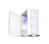 Mini-Tour - MONTECH - Air 100 ARGB - Vetro temperato - Bianco - Garanzia 2 anni