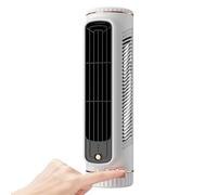 Mini Tower Fan, USB Rechargeable Portable Bladeless Cooling Fan With 3 Speeds, Compact Personal Air Cooler For Home Bedroom Office Dorm Study Room Apartment RV Sleep Travel And Daily Comfort Use