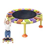 Mini trampolino - Metallo PP | Trampolino pieghevole con piedini antiscivolo e stabile | Sdraietta per esercizi | Fitness Trainer Indoor Outdoor | Compatto rotondo Jumping Pad per adulti e