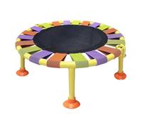 Mini Trampolino Pieghevole - Acciaio Nero Diametro 40 Pollici, Lettino Da Salto Per Esercizi Durevole Carico Massimo 165 Libbre, Trampolino Indoor Per Allenamento Per Adulti, Bambini Che Giocano A Fit