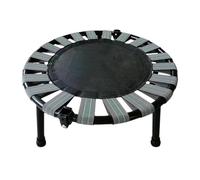 Mini trampolino pieghevole | trampolino da rimbalzo pieghevole | mini trampolino pieghevole per bambini con altezza | trampolino da fitness indoor con manico 110 cm e portatile