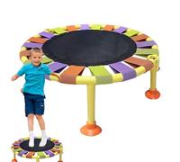 Mini trampolino pieghevole | trampolino da rimbalzo pieghevole | mini trampolino pieghevole per bambini con altezza | trampolino da fitness indoor con manico 110 cm e portatile