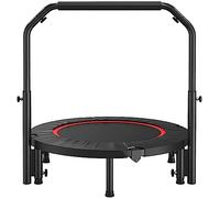 Mini trampolino regolabile, pieghevole, per fitness in interni ed esterni, supporta fino a 150 kg, perfetto per allenamenti per adulti, attrezzatura compatta e portatile