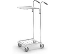 Mini Tran Sport Wagen, L x P x A 660 X 385 X 1090 mm, carico utile T 35 kg, 1 piano, zincato, 4 ruote