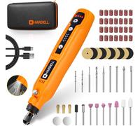 HARDELL Mini Trapano, 5-Velocità Mini Trapano a Batteria Massimo 18000Rpm, 3.7V