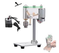 Mini Trapano a colonna,Trapano a colonna da banco a velocità variabile di precisione,Trapano elettrico da banco portatile,for metallo,legno,Gioielli fai da te,Strumento for artigianato