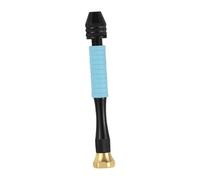 Mini trapano a mano con morsa a spillo, per la creazione di gioielli in resina colata e lavorazione del legno, gamma di serraggio da 0,3 a 3,4 mm, strumento in alluminio, manicotto in gomma blu