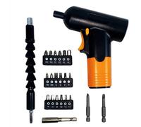 MINI TRAPANO AVVITATORE RICARICABILE CORDLESS + KIT PUNTE USB CASA FAI DA TE
