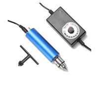Mini trapano elettrico a mano con motore 385, senza spazzole, a velocità variabile, potente utensile rotante elettrico, for taglio, lucidatura, smerigliatrice, incisore(Set1)