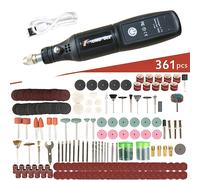 Mini trapano elettrico al litio 3,7 V utensile rotante a batteria per incisione, levigatura, lucidatura, intaglio, taglio, artigianato fai-da-te