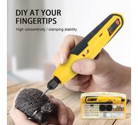Mini trapano elettrico portatile fai da te con utensile rotante a batteria per levigatura, lucidatura, foratura, incisione, incisione con vari accessori