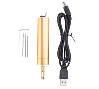 Mini trapano elettrico portatile Micro-USB trapano manuale professionale con 3 punte