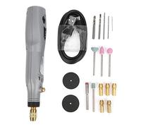 Mini Trapano Elettrico Portatile Utensile Rotante a Batteria Smerigliatrice Elettrica 12W 15000r/min Penna per Molatura del Legno Mini Penna per Intaglio del Legno per Intaglio