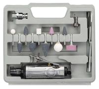 MINI TRAPANO SMERIGLIATRICE FRESATRICE AD ARIA COMPRESSA VALIGETTA 15PZ