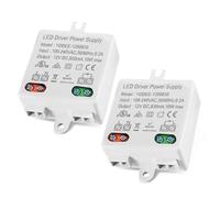 Mini Trasformatore LED 12v, 2pcs LED Driver Trasformatore, 10 W 830Ma Mini Alimentatore 12v, Alimentatore Striscia per Luci e Strisce Piccole e Piatte Senza Requisiti di Carico Minimi