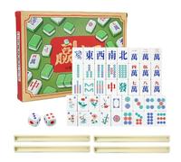 Mini Travel Mahjong Set - Portable Chinese Tiles | Cute Compact Board Game