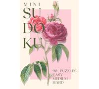 Mini Travel Sudoku: Easy, Medium & Hard Pocket-Sized Puzzles - Deep Vintage Rose