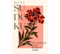 Mini Travel Sudoku: Easy, Medium & Hard Pocket-Sized Puzzles - Scarlet Florals