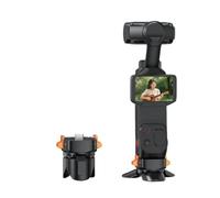 Mini treppiede in alluminio con supporto magnetico per Insta360 Luna Ultra, supporto di ricarica, supporto da scrivania, impugnatura piccola, bastone per selfie
