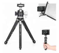 Mini treppiede Lanxire, carico 1,8 kg, 360 ° Testa a sfera e piastra ARCA, supporto da scrivania portatile per kit Sony/Canon/Nikon DSLR, Vlog e selfie