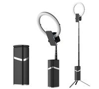 Mini treppiede LED portatile per streaming live nero