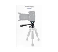 Mini treppiede panoramico con fluido idraulico, smorzamento video in metallo per supporto monopiede per telecamera