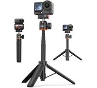 Mini treppiede per DJI Osmo Action 6/Osmo Nano, bastone per selfie estensibile da 54,5 cm con testa a sfera a 360°, manico 2 in 1, asta di prolunga, supporto per vlogging da viaggio, accessori per DJI