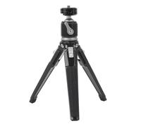 Mini treppiede per fotocamera, impugnatura portatile per selfie stick Treppiede per webcam da tavolo Mini treppiede per fotocamera allungabile con testa a sfera rotante a 360° per