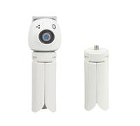 Mini treppiede portatile per fotocamera Instax Pal, supporto compatto a leva di estensione con posizionamento multiangolo per accessori fotografici da viaggio (bianco)