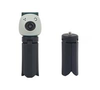 Mini treppiede portatile per fotocamera Instax Pal, supporto compatto a leva di estensione con posizionamento multiangolo per accessori fotografici da viaggio (nero)