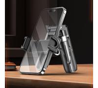 Mini treppiede regolabile a 360° e bastone per selfie, con telecomando, supporto compatto per telefono per fotografia, estensibile 11,7-41,5 cm (nero)
