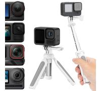 Mini treppiede selfie stick per DJI Osmo Action 5 Pro/4/3 e Hero 13/12/11/10/9 (bianco)
