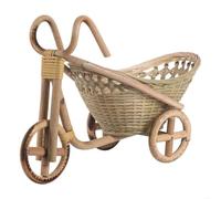 Mini triciclo, cesto di vimini, uova fatte a mano, verdure, cibo, frutta, dessert, biscotti(Style02)