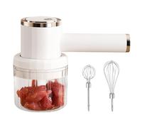 Mini Tritaglio Per Aglio - 300ml Tritatore Ricaricabile Tramite USB - Tritaglio Elettrico Mini Per Aglio | Per Purea Di Noci, Cipolla, Carne, Verdure, Pollo, E Frutta, Per